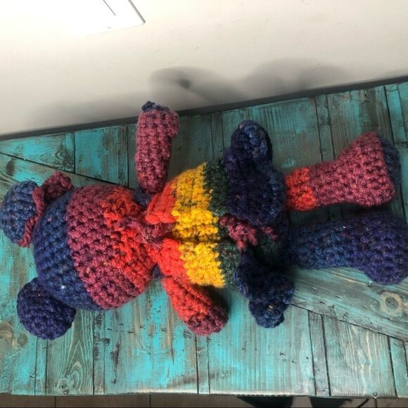 Handmade Crocheted teddy Bear - Picture 5 of 8